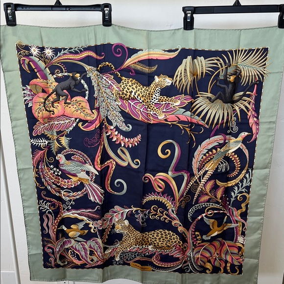 Authentic Ferragamo Silk Scarf
